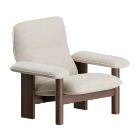 Brasilia lounge chair ottoman by menu